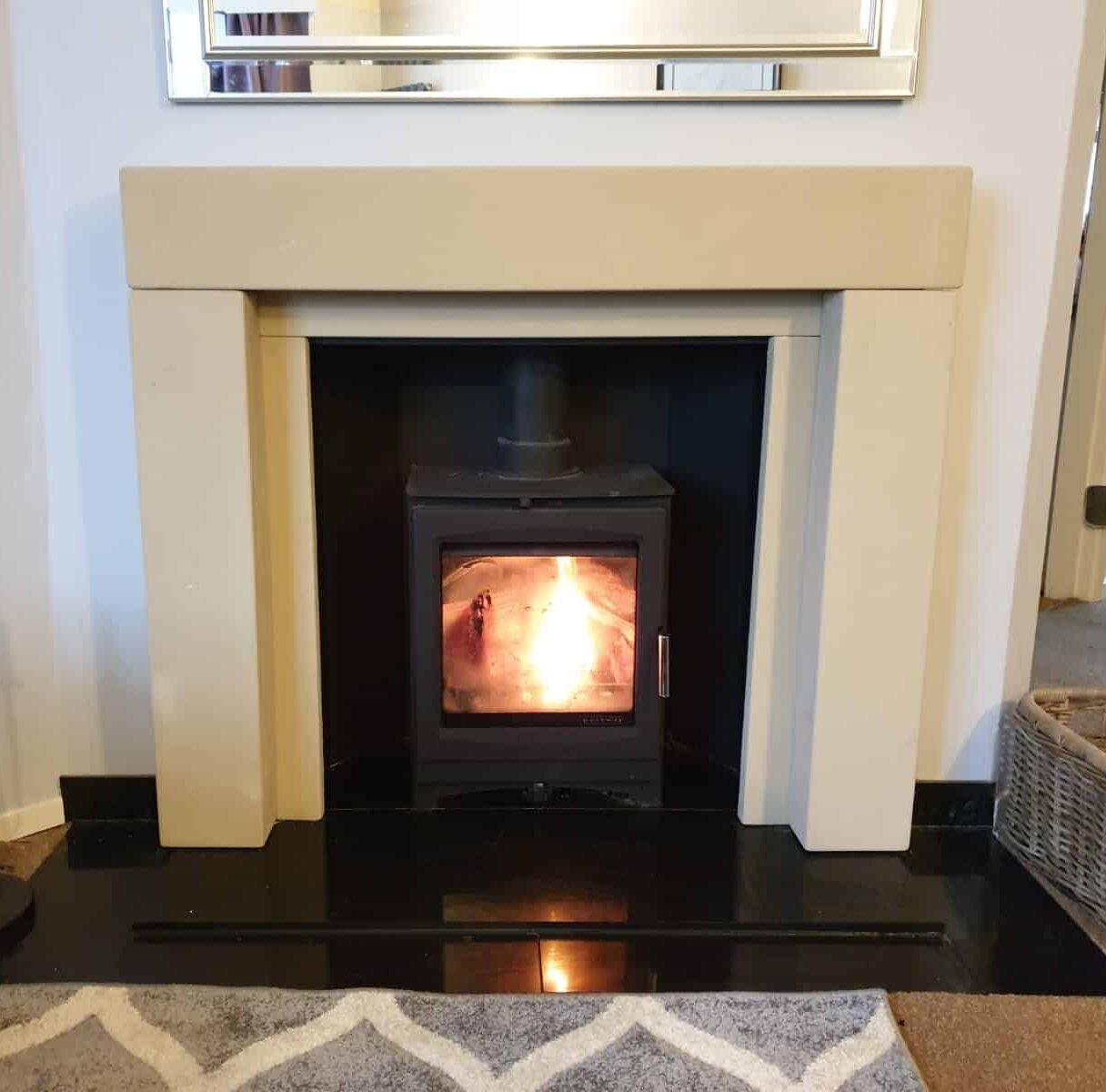 the stanton contemporary fireplace surround